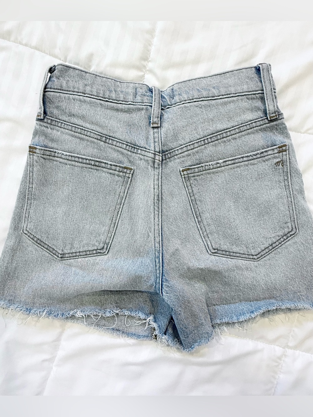 High Rise Denim Shorts - Picture 2 of 4
